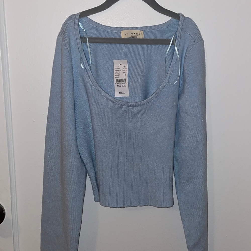 Never Worn L.A. Hearts Low Cut Top